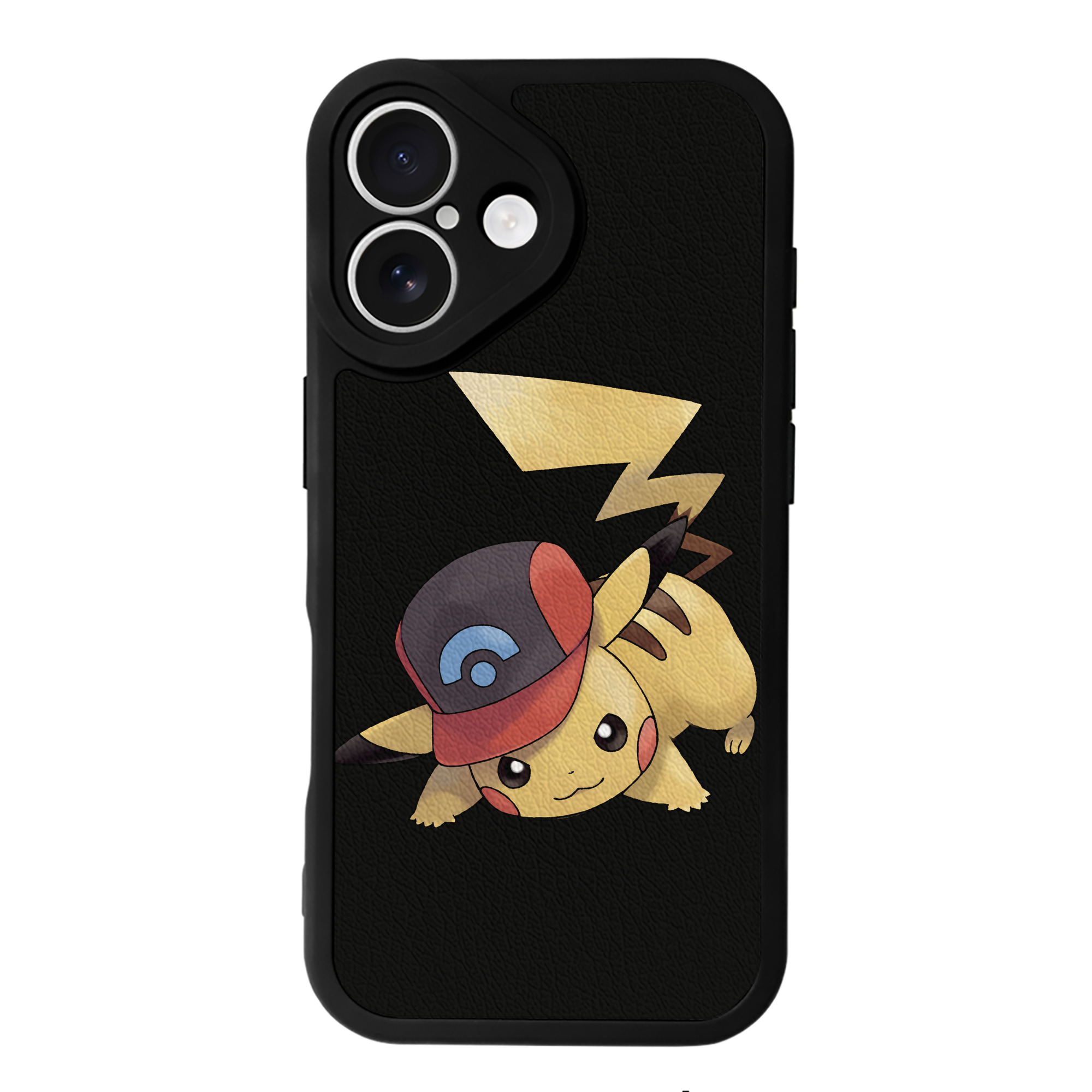 （画像用） ポケットモンスター Pokémon 【iPhone 16シリーズ対応】シリコンスマホケース（レザー調） 材質：シリコン